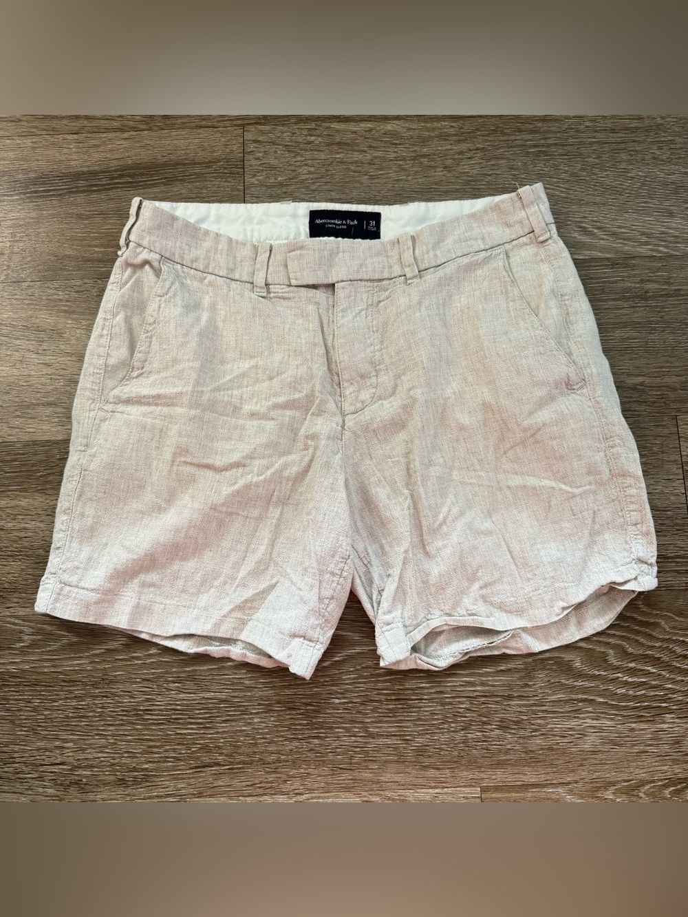 Abercrombie & Fitch Linen Blend Shorts - Picture 2 of 5